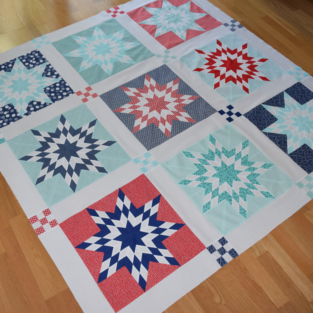 Nantucket Lone Star Quilt - She Quilts Alot